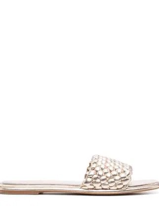 Michael Kors Collection сандалии с плетеным ремешком