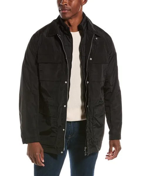Пальто Armani Exchange Caban 2-в-1, черный