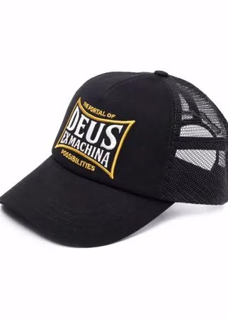 Deus Ex Machina кепка с сетчатой вставкой и вышивкой