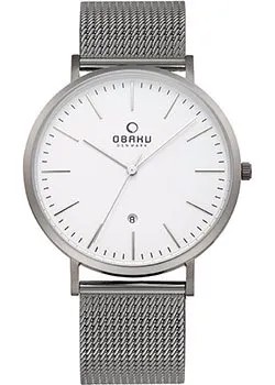 Fashion наручные  мужские часы Obaku V215GDTIMJ. Коллекция Mesh