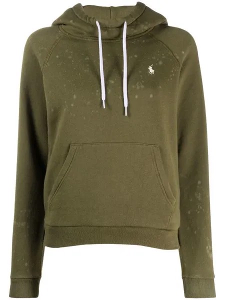 Polo Ralph Lauren флисовое худи с эффектом потертости
