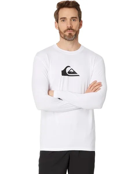 Пляжная футболка Quiksilver Everyday Surf Tee, цвет White/White