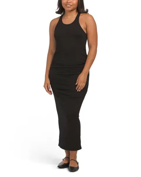 Платье миди Vivian Racerback Made In USA Michael Stars, черный