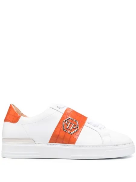 Philipp Plein кеды с логотипом, белый
