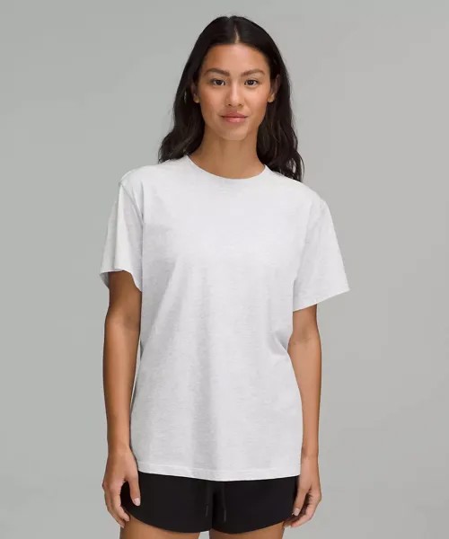 Футболка Lululemon All Yours Cotton, светло-серый