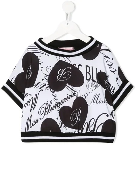 Miss Blumarine толстовка с принтом