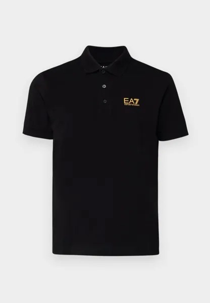Поло EA7 Emporio Armani, черный
