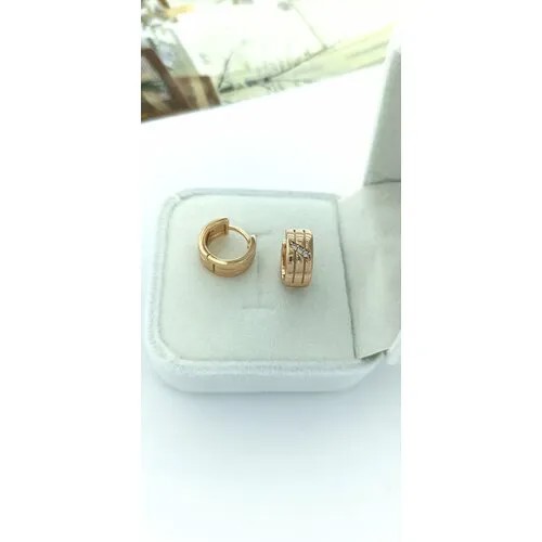 Серьги конго XUPING JEWELRY, размер/диаметр 12 мм