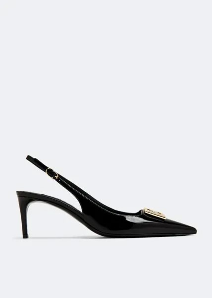 Туфли Dolce&Gabbana Polished Slingback, черный