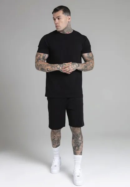 Базовая футболка SET SIKSILK, черный