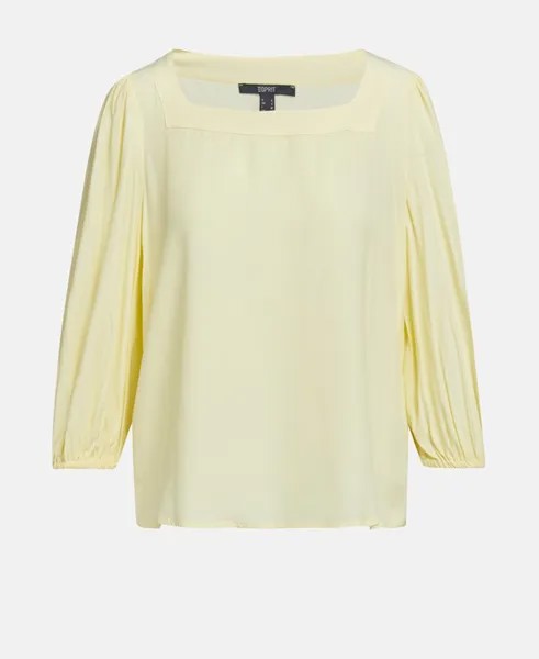 Рубашка блузка Esprit Collection, неоновый зеленый