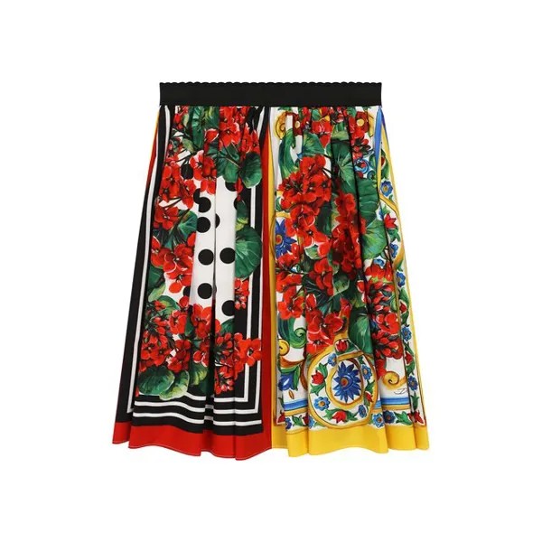 Хлопковая юбка Dolce & Gabbana