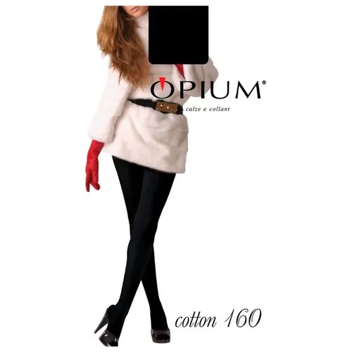 Колготки Opium Cotton 160 den, размер 2, caffe (коричневый)