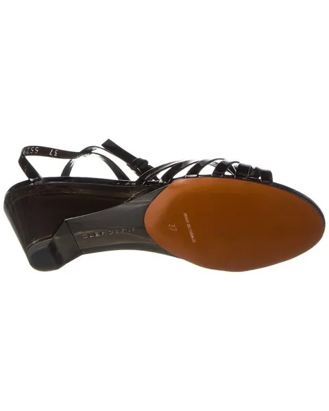 Лакированные сандалии Clergerie Dita, черный