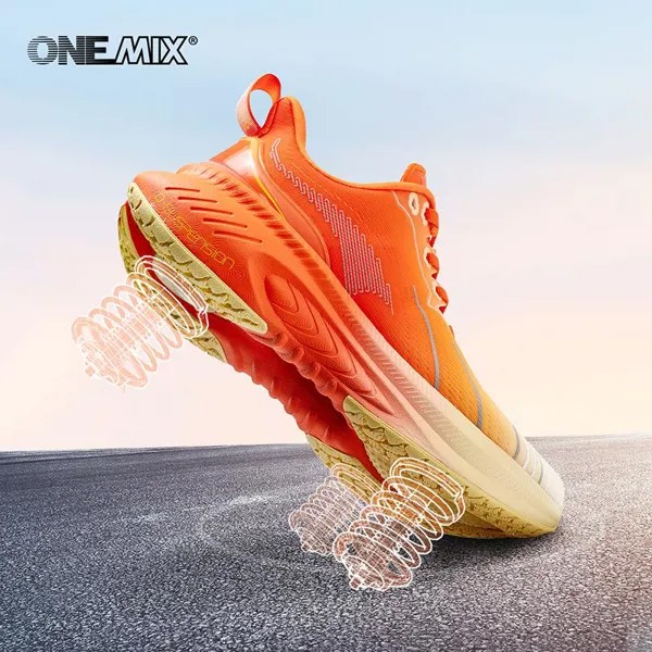 ONEMIX 2022 Новый стиль Топ Амортизирующие кроссовки для мужчин Спортивная обувь Нескользящая открытая спортивная спортивная гимнастика Фитнес-кроссовки для ходьбы