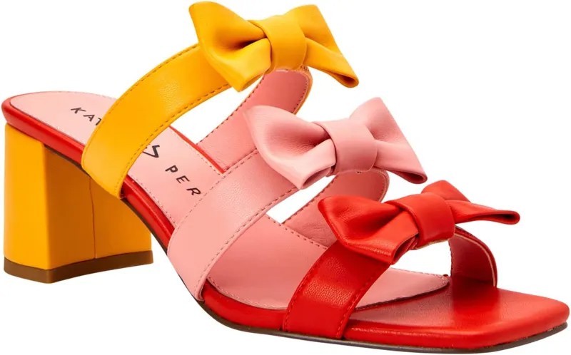 Босоножки The Tooliped Bows Katy Perry, цвет Mango/Pink/Orange