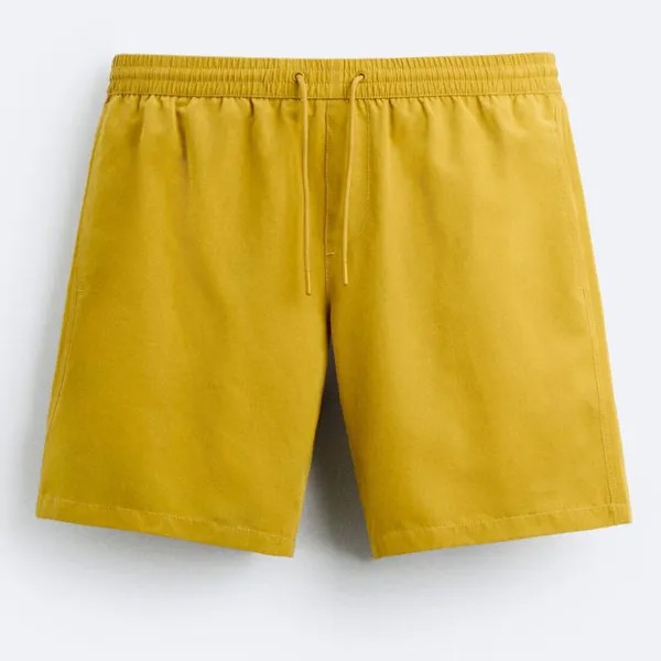 Плавательные шорты Zara Long Swimming, желтый