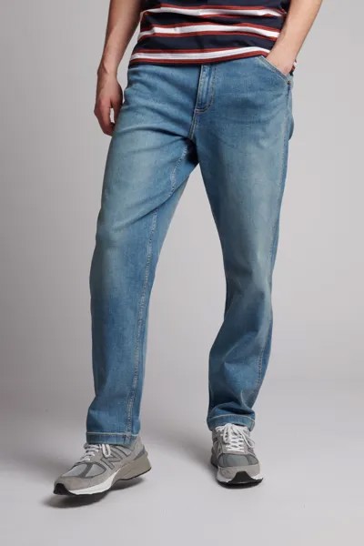 Five Jeans Свободные мужские джинсы синего цвета U.S. Polo Assn, синий