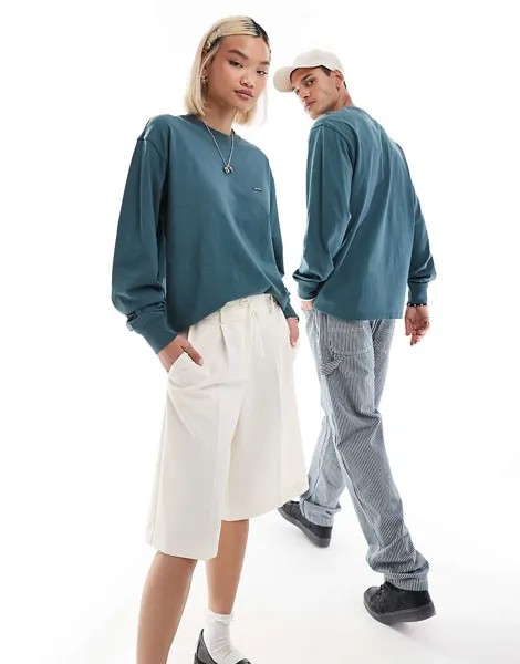 Темно-зеленая рубашка с длинными рукавами Dickies Heavyweight