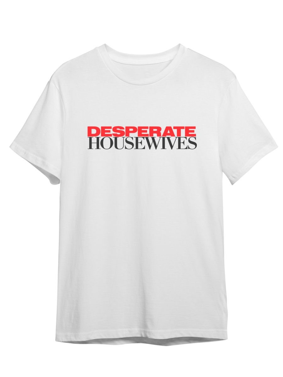 Футболка унисекс СувенирShop Отчаянные домохозяйки/Desperate Housewives 4 белая L