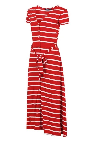 Полосатое платье миди 'Maisyn' Regatta, красный
