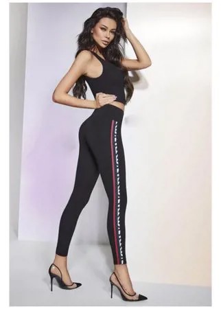 Bas Bleu Моделирующие легинсы Lilian с эффектом push-up черный L