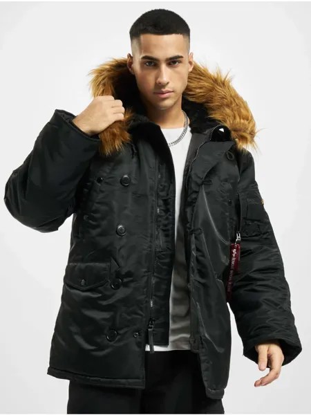 Переходная куртка Alpha Industries, черный