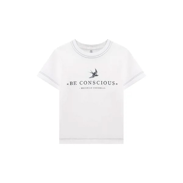 Хлопковая футболка Brunello Cucinelli