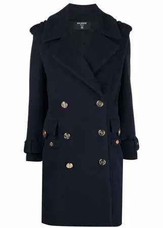 Balmain двубортный бушлат