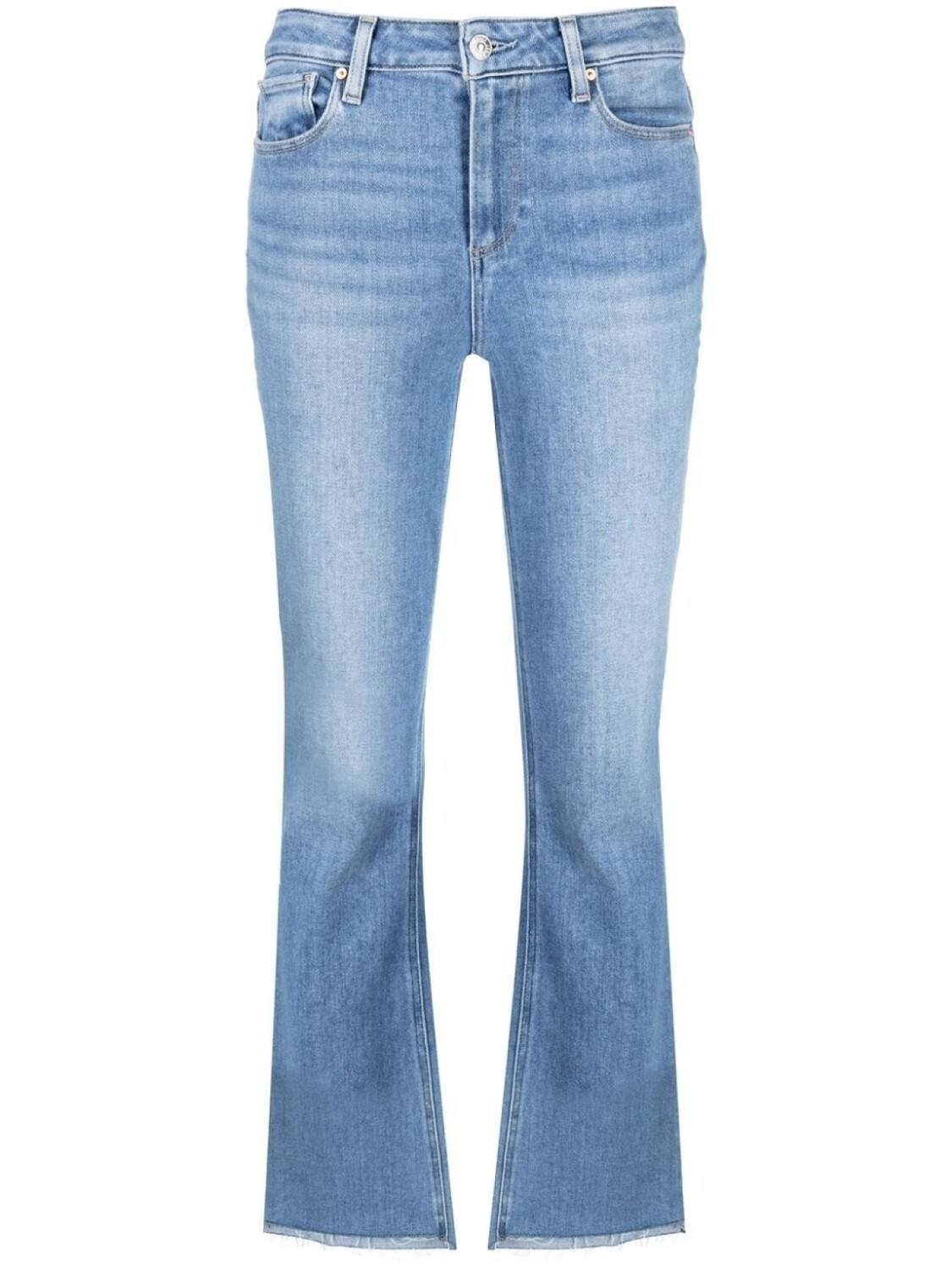 PAIGE укороченные джинсы bootcut, синий