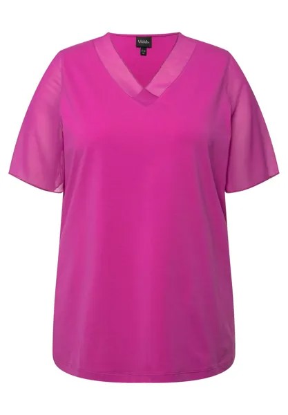 Блуза V-NECK Ulla Popken, розовый