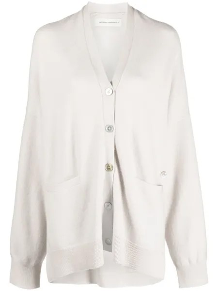 Extreme cashmere кардиган на пуговицах, нейтральный цвет