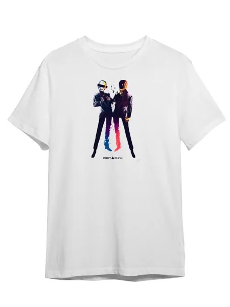 Футболка унисекс Каждому Своё Daft Punk/Дафт Панк MGDP26 белая XL