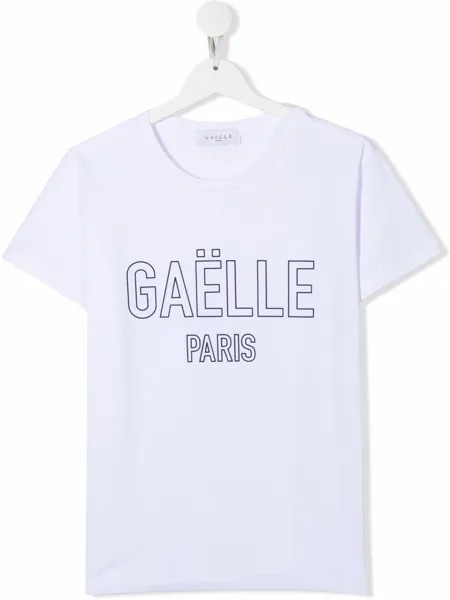 Gaelle Paris Kids футболка с логотипом