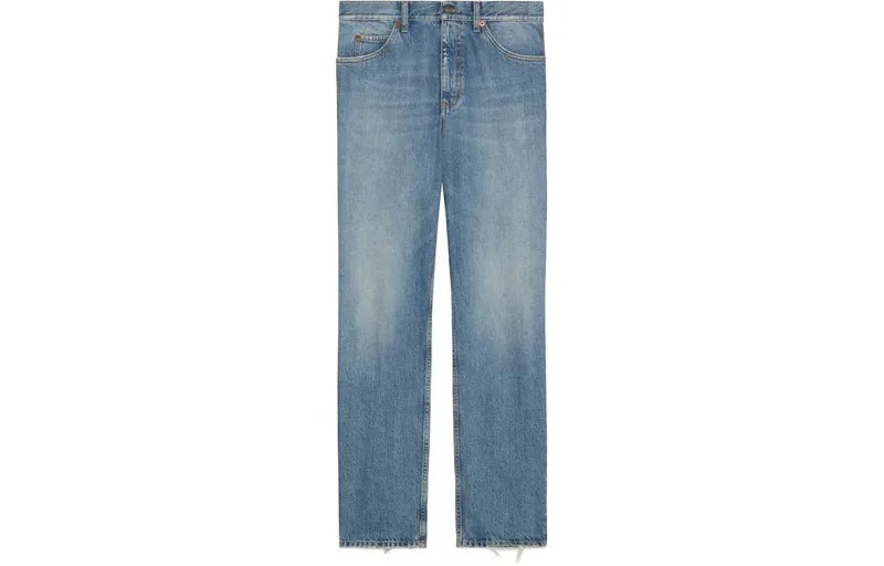 Мужские джинсы GUCCI, цвет Blue
