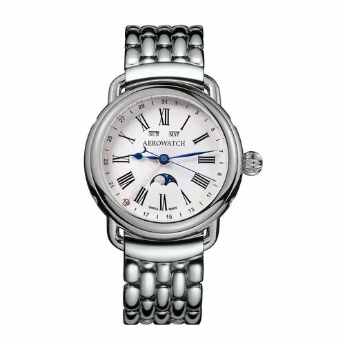 Наручные часы AEROWATCH 75970 AA01 M, серебряный