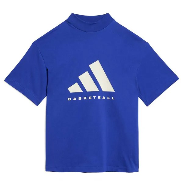 Футболка Basketball T-Shirt Adidas, цвет Blau