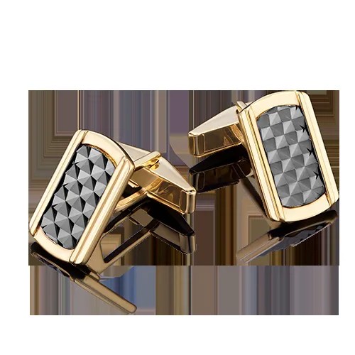 Запонки из желтого золота PLATINA jewelry 10-0052-00-000-1121-22
