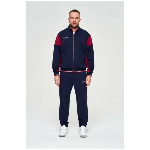 Костюм FORWARD, олимпийка и брюки, силуэт прямой, размер M, синий