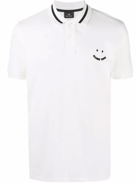 PS Paul Smith рубашка поло с логотипом Happy