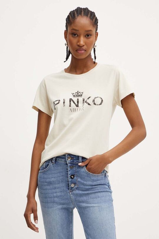Футболка Pinko, бежевый