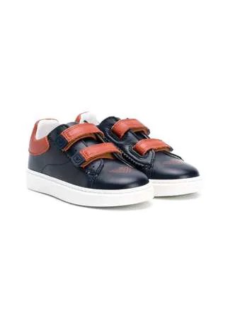 Emporio Armani Kids двухцветные кроссовки