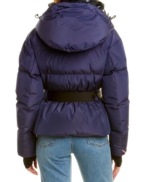 Moncler Короткий пуховик, синий