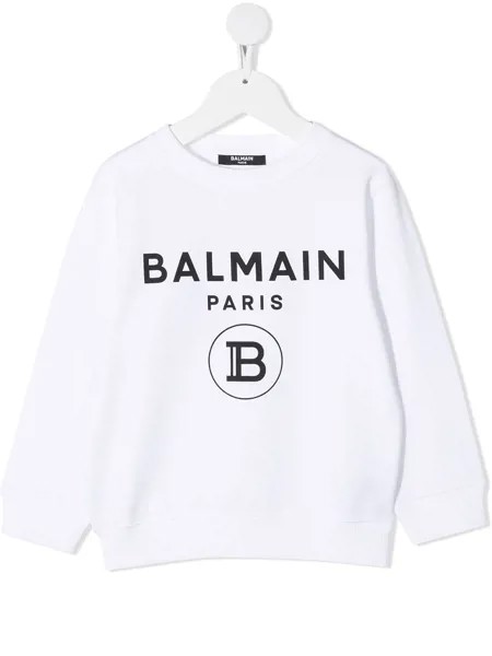 Balmain Kids толстовка с логотипом