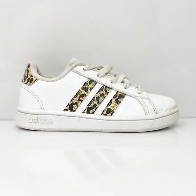 Adidas Girls Grand Court FZ3510 Белая повседневная обувь Кроссовки Размер 11K