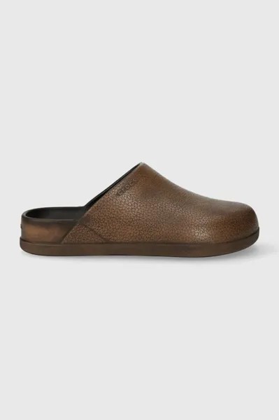 Шлепанцы Dylan Burnished Clog Crocs, коричневый