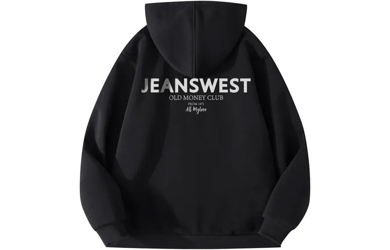 Jeanswest Толстовка унисекс Jean West, Светло-серый