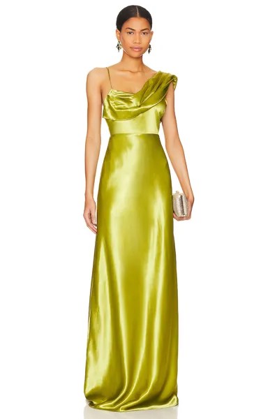 Платье House of Harlow 1960 x REVOLVE Antonia Gown, зеленый