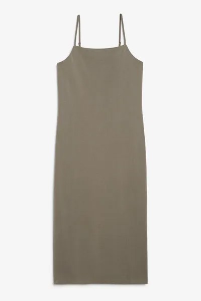 Сарафан женский Monki 1176688003 бежевый 2XL (доставка из-за рубежа)