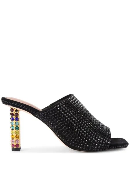 Kurt Geiger London мюли Mayfair 75 с кристаллами, черный